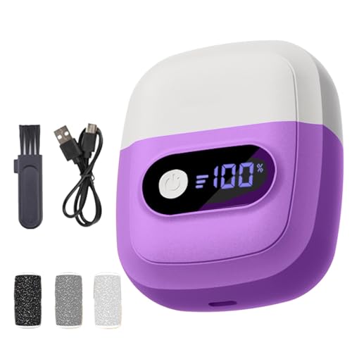 Electric Foot Callus Remover Tool, Rechargeable Pedicure Polisher, Effective Electronic Pedicure Grinder for Hard Skin Removal, 