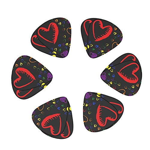 Médiators Guitare 12-Pack Gay Pride Rainbow Guitar Picks Pour Guitare Électrique Guitare Acoustique Diverses Guitares - Les Beatles, Paul McCartney, John Lennon, RIngo Starr, George Harrison Médiators Guitare 12-Pack Gay Pride Rainbow Guitar Picks Pour Guitare Électrique Guitare Acoustique Diverses Guitares