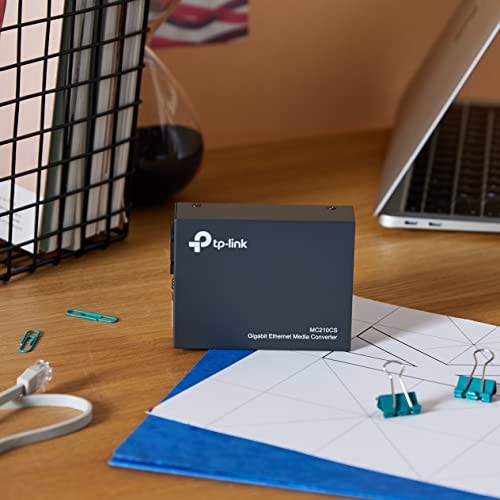 Convertidor de medios TP-LINK MC210CS con conector SC Gigabit para optimizar transferencias 7