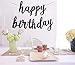 Fecedy Black Happy Birthday Alphabet Banner for Birthday Party Decorations