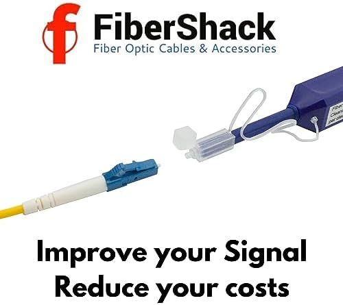 FiberShack - Fiber Optic Cleaning Pen - Field Tested LC Fiber Cleaner - 800+ One Click Cleans (LC/MU)