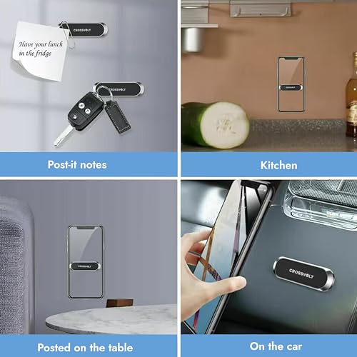 CROSSVOLT Magnetic Mobile Phone Holder for Car Dashboard/Car Phone Mount with Super Strong Magnets (Worlds Strongest and Safest Magnets) Can be Used in Car, Bike, Scooter, Desk, Office Home - Image 8
