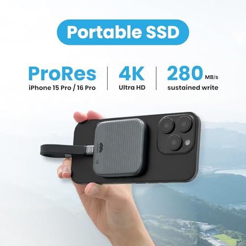 Disco SSD externo para ProRes 4K LinkMore 1TB magnético USB-C portátil PC 3