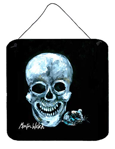 Caroline's Treasures MW1106DS66 Ekk A Meece Wall or Door Hanging Prints Aluminum Metal Sign Kitchen Wall Bar Bathroom Plaque Home Decor, 6x6, Multicolor