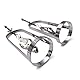 Nippelklemmen Brustwarzen, Fetisch Nippelklemmen Einstellbar Nipple Clamps, Edelstahl Brustwarzenklemmen, SM extreme bondage slave, Für Frauen und Männer (1 Paar)