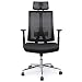 Produktbild INTEY Bürostuhl, ergonomischer Schreibtischstuhl, Bürodrehstuhl, Höhenverstellbar und Wippenfunktion, 28g/cm³ softes Sitzkissen, Belastbar 125Kg (Versand durch DHL)