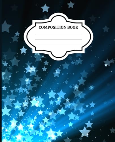 Composition Notebook: Stars
