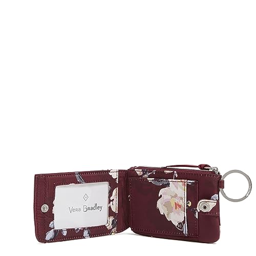 Image of Vera Bradley Women's Performance Twill Deluxe Zip ID Case Wallet With RFID Protection