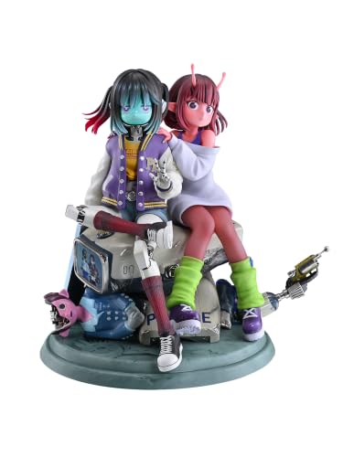 メディコス(Medicos Entertainment) アニメ『銀河特急 ミルキー☆サブウェイ』 チハル＆マキナ ノンスケール 約180mm 塗装済み完成品フィギュア