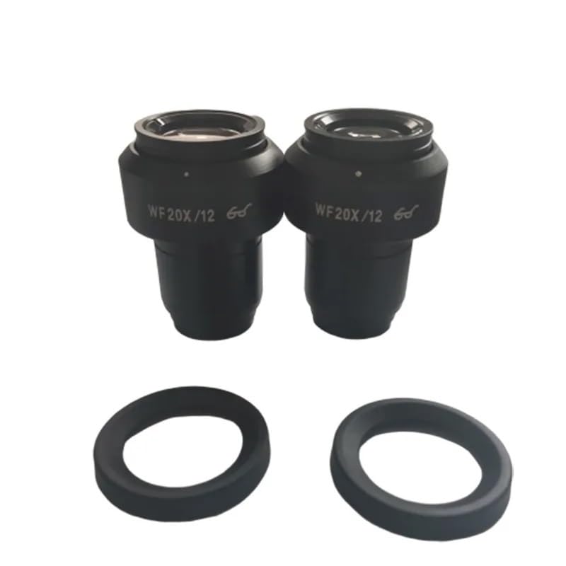 Microscope Adjustable Widefield Microscope Eyepiece 20X Binocular Trinocular Stereo Microscope Ocular 30MM Len