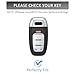 Riasot Leather Key Fob Cover with Keychain for Audi A1 A3 A4 A5 A6 A7 A8 Allroad Q3 Q5 Q7 S3 S4 S5 S6 S7 S8 SQ5 RS5 RS7 (Gray)