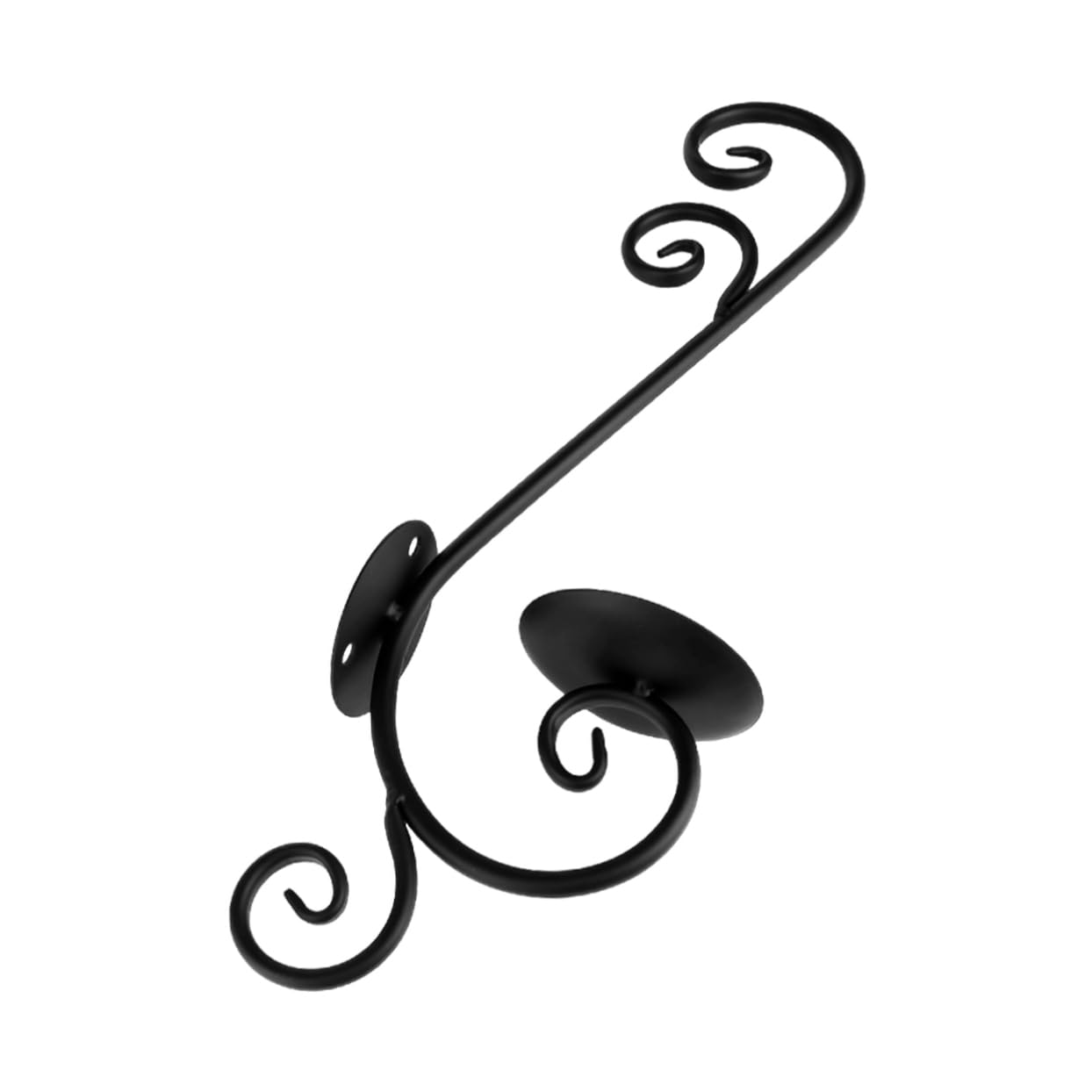 ULDIGI Charming Geometric Shape Iron Candlestick Holder Wall Hanging Candle Decor for Indoor Party