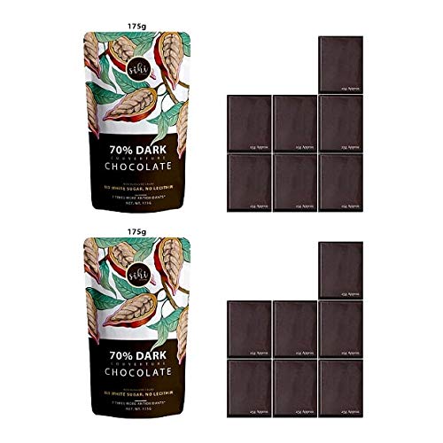 See full amazon price history chart for Sihi Chocolaterie - Dark Chocolate 70% - High in antioxidants - Eating | Baking | Cooking - No Sugar, Plant-Based, 0 Chemicals - 150 g (Pack of 2) Sihi Chocolaterie - Dark Chocolate 70% - High in antioxidants - Eating | Baking | Cooking - No Sugar, Plant-Based, 0 Chemicals - 150 g (Pack of 2) (B08LGRHKSZ) Amazon Price History, Amazon Price Tracker