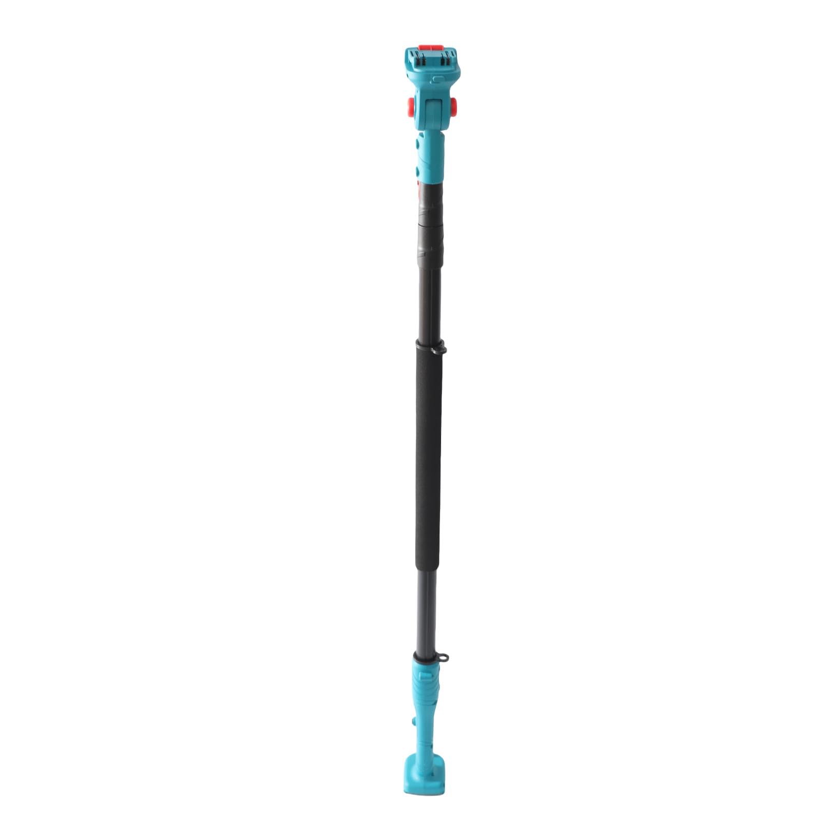 Generic Asta di Prolunga Telescopica a Ramo Alto per Potatore Elettrico 1,25-2,4 M Asta da Potatura Leggera per BL1840, Angolo della Testa Regolabile per Giardinaggio Lega di Alluminio ABS Blu