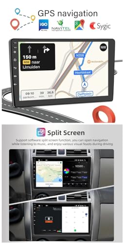 Car Stereo Android 12 for Chevrolet Chevy Silverado GMC Sierra Buick Enclave Yukon, 7\" IPS Touch Screen Car Radio Build-in GPS Wireless CarPlay/Wired Android Auto, 2G+32G, Backup Camera/DSP/SWC