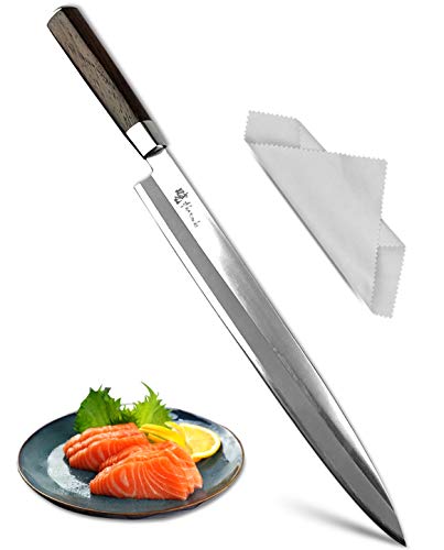 MYVIT Sushi Knife Japanese Sashimi Knife Chef Knife 8.5 inch Pro Cooking Fish