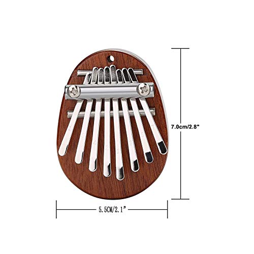 Kalimba 8 Teclas, Kalimba Portátil, Kalimba de Madera Profesional, Mini Kalimba Thumb Piano, Zeer Geschikt voor… - Image 3