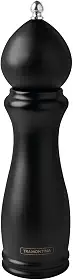 Moedor de Pimenta e Sal Tramontina Churrasco Black em Cerâmica com Recipiente de Madeira 8"