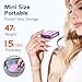 MAIWO 256GB Portable SSD External Solid State Drive, USB 3.2 GEN 2 Type-C Up to 1050MB/s, Mini PSSD for iPhone 15 Pro Max MacBook Pro PS5, Aluminum (Pinkish Purple)