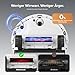 roborock Q10 S5+ Set Saugroboter mit Wischfunktion, 10.000 Pa HyperForce Saugkraft, Dual Anti-Tangle System, Auto Lifting Mopping, Ideal für Tierhaare, Teppiche, Hartböden (Weiß)