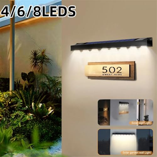 Luz solar para exteriores de 6 LED que soluciona la oscuridad en patios 3