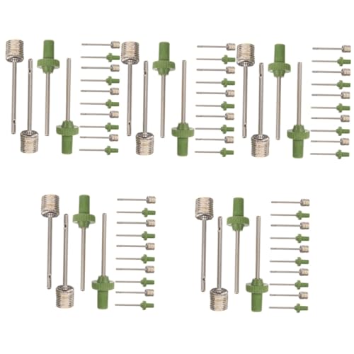 POPETPOP 5 Juegos Electrica para Inflables Eléctrica para Deportivas. Aguja De Aire para De Pie para Inflables Cosas De Futbol Inflar Metal 40 Uds * 5