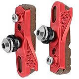❥Textura superior: las pastillas de freno para bicicleta están fabricadas con aleación de aluminio y caucho. Es inofensivo, liviano y duradero con forja de cubierta de producción integrada.