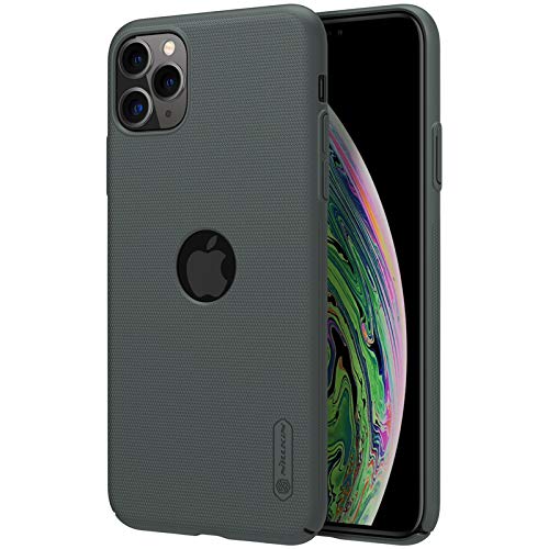 Nillkin Acrylic Case For Apple Iphone 11 Pro Max 6 5 Inches Super Frosted Hard Back Cover Pc With Logo Cut Dark Green Color Amazon In Electronics