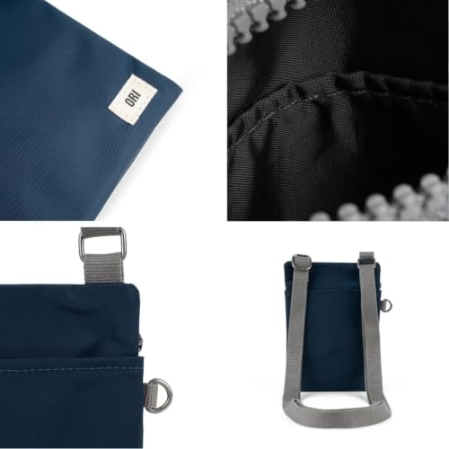 Image of ORI LONDON Crossbody Bag - Chunky Zip, Adjustable Strap, & Multi Pockets for Mobile Phones, Cards & More - Chelsea