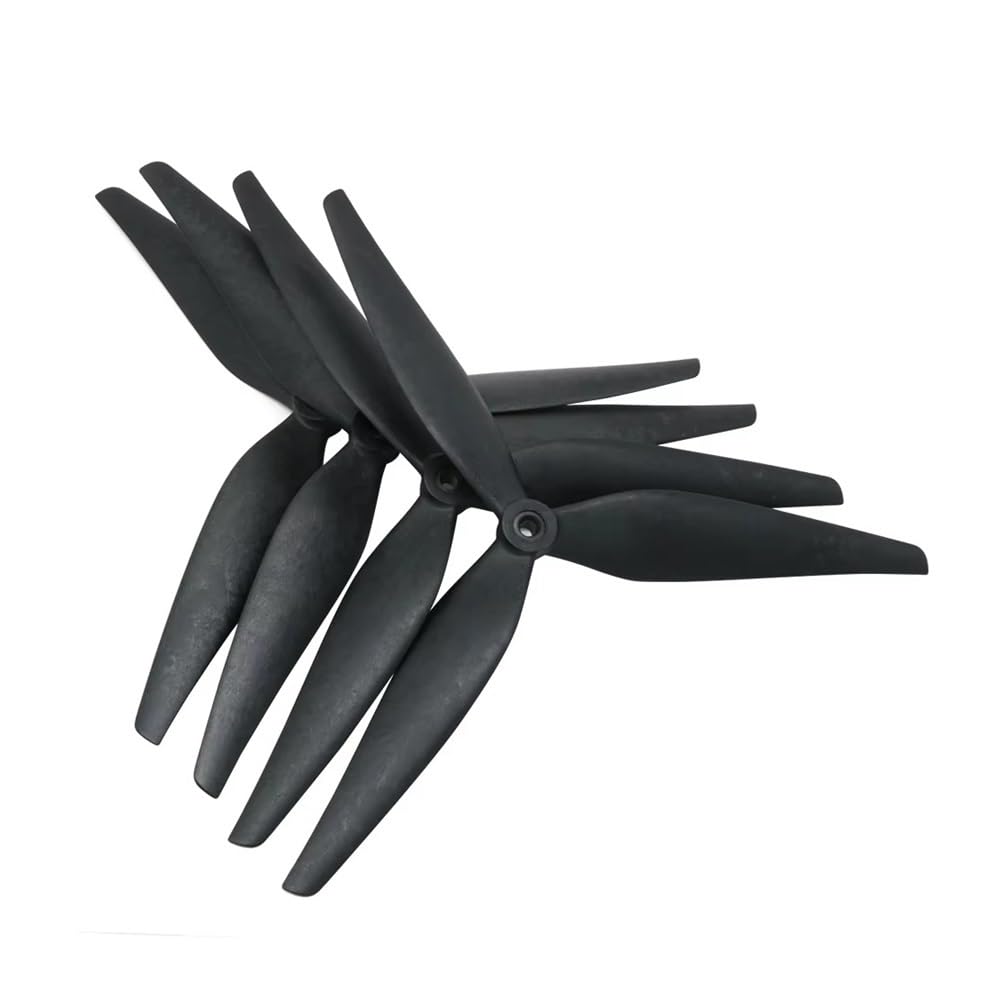 2 Pares 10X5X3 9X5X3 10X4.5X3 3 Hélice De Nailon Reforzado Con Carbono Negro Apta for RC FPV De Largo Alcance(10x5x3)