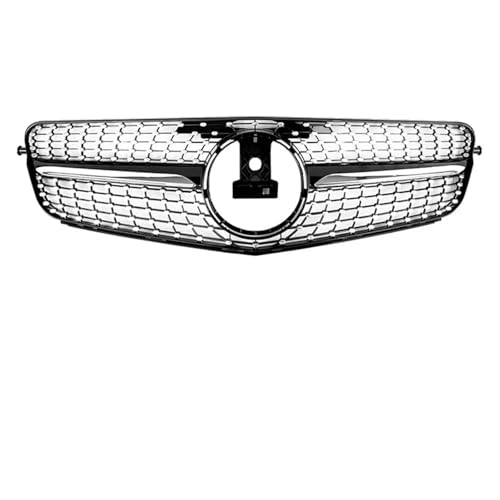 Rejilla sport de panal cromada estilo GTR para Benz C200 C300 W204