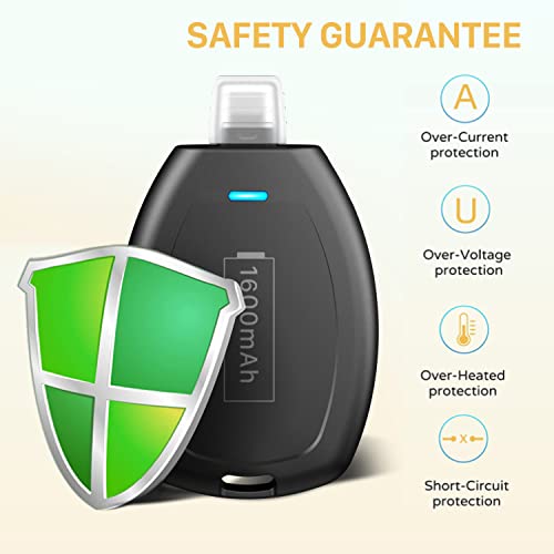 Jdirldl Keychain Portable Charger For Andriod, 1600Mah Mini Power Emergency Pod, Ultra-Compact External Fast Charging Usb C Power Bank Battery Pack,For Usb C Handsets And More, #TOP5