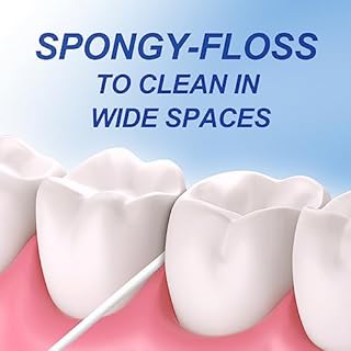 Dental Floss for Braces, Super Floss Pre-Cut Strands,60 Count, Pack of 2