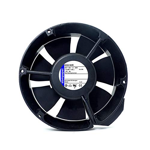 TYP 6224NHR 17251 DC24V 1.1A 26W 17251 Aluminum Frame Inverter Cooling Fan