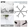 TGOOD Gift for Mum!Sheet Fasteners keepers-Adjustable Elastic Bed Sheet Holder Straps for Full,Queen,King Twin Bed,6 Way Cross Sheet Clips Suspenders Band,Fitted Round and Square Mattresses.(black)