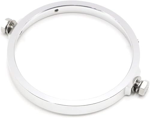 Miniatura 3 de Dreamseek Soporte de anillo de montaje redondo para faros delanteros de motocicleta de 5.75 pulgadas para Harley Sportster XL883 XL1200 Yamaha Honda