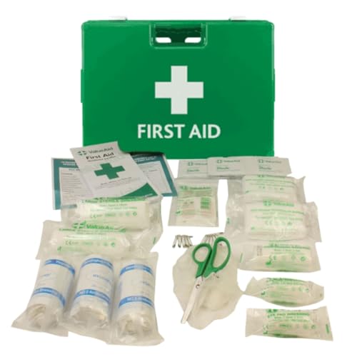 Value Aid PCV Minibus First Aid Kit, Fully Stocked, Vehicle Safety, HSE & DVSA Compliant, Ideal for Public Transport & Taxis Deluxe Case