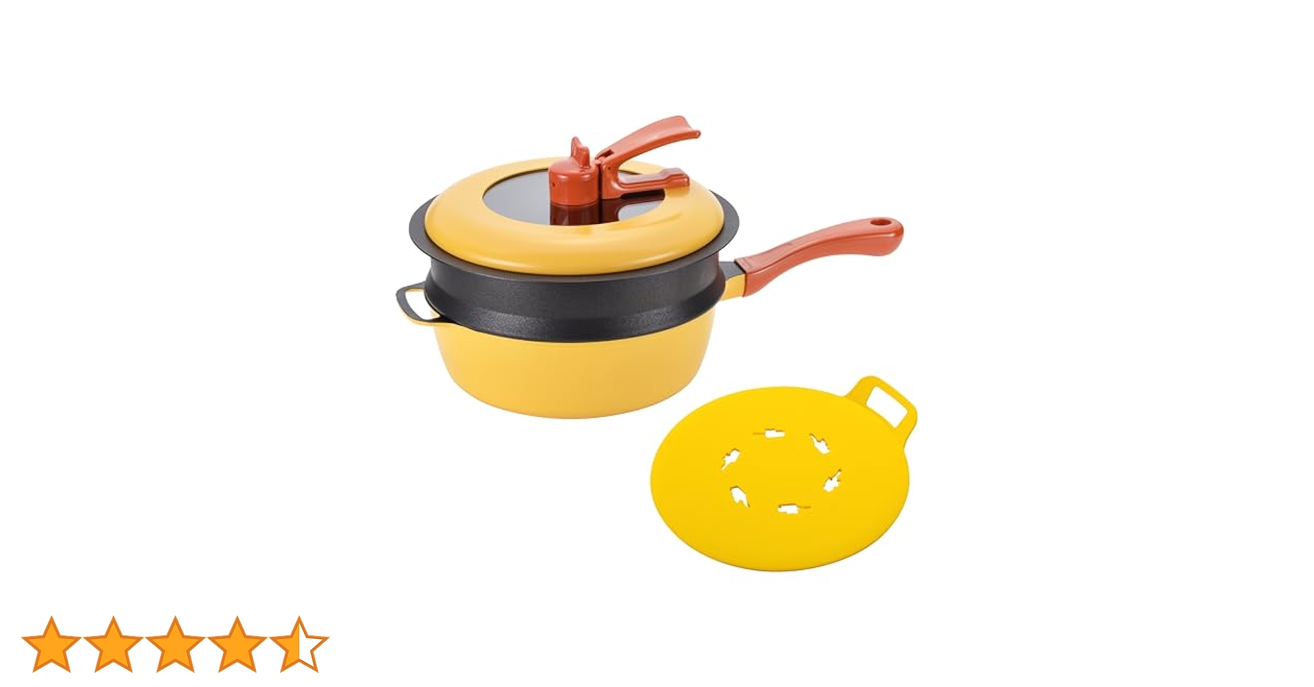 【新品】レミパン（イエロー） Amazon.co.jp: 和平フレイズ レミパン イエロー 3点セット Remi
