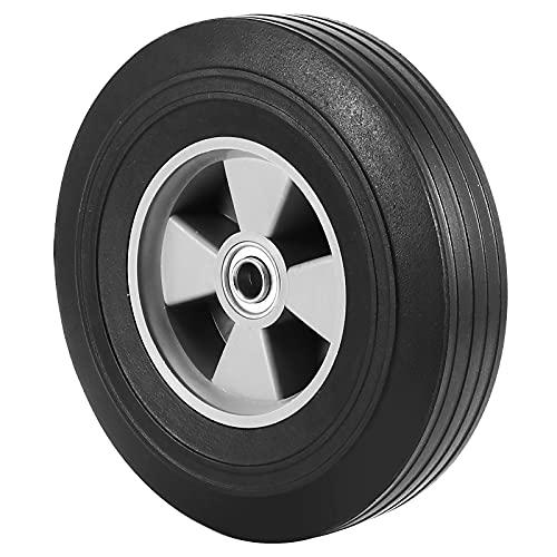 Ruedas sólidas de goma para carretilla 10 pulgadas pack 2 miniatura 4