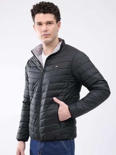 Image of Monte Carlo Mens Regular Fit Full Sleeve Solid Collar Winter Jacket (Pack Of 1)