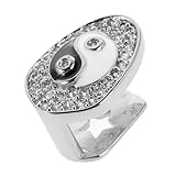 OATIPHO Bagua Single Tooth Cap Silver Hip Hop Teeth Grill Fashion Jewelry for Men Party Costume Bling Urban