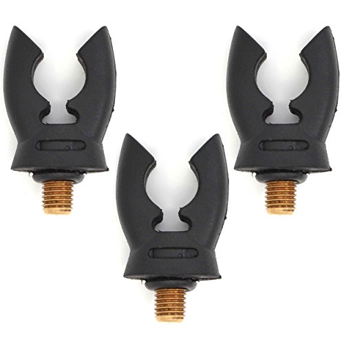 3 RUBBER BUTT RESTS rod carp pike course fishing pod