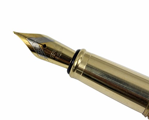 Hillento High Grade Wooden Fountain Pen Wood Stationery Business Office Supplies Wood Handcrafted Fountain Pen 0.7Mm, Brown Wood #TOP4