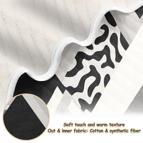 Irregular Geometric Blocks Baby Swaddle Blanket for Boys and Girls, Muslin Baby Receiving Swaddle Blanket, Soft Cotton Nursery Swaddling Blankets for Newborn Toddler Infant3