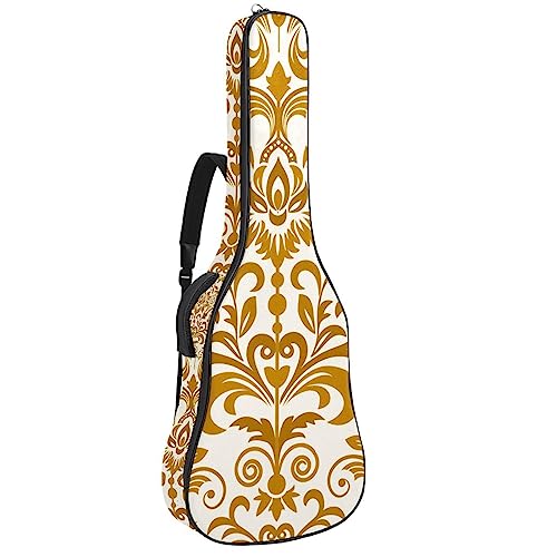 Housse pour guitare acoustique – Motif floral – Vert – Grand étui pour guitare compatible avec la plupart des tailles de guitare, Multicolore 4., 42.9×16.9×4.7 in, Motif imprimé tendance - Les Beatles, Paul McCartney, John Lennon, RIngo Starr, George Harrison Housse pour guitare acoustique – Motif floral – Vert – Grand étui pour guitare compatible avec la plupart des tailles de guitare, Multicolore 4., 42.9x16.9x4.7 in, Motif imprimé tendance