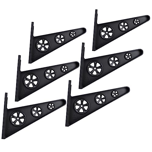 KICHOUSE Multi Wall Rack Storage Display Stand for Skateboards Snowboards and Umbrellas High Strength Easy Installation Home Garage Organizer Black