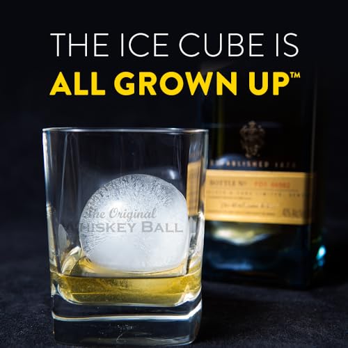 Set de 2 moldes esféricos para hielo y vasos de whisky miniatura 2