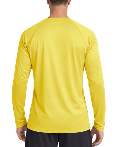 Image of Boladeci Men's UPF 50+ Sun Protection UV SPF Shirts Long Sleeve Lightweight Quick Dry Swim T-Shirts Rash Guard