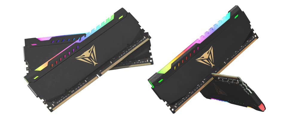 Image of Patriot Viper Steel RGB DDR4 64GB (2 x 32GB) 3600MHz CL 19-19-19-43 UDIMM Low-Latency Gaming Memory Kits - PVSR464G360C8K