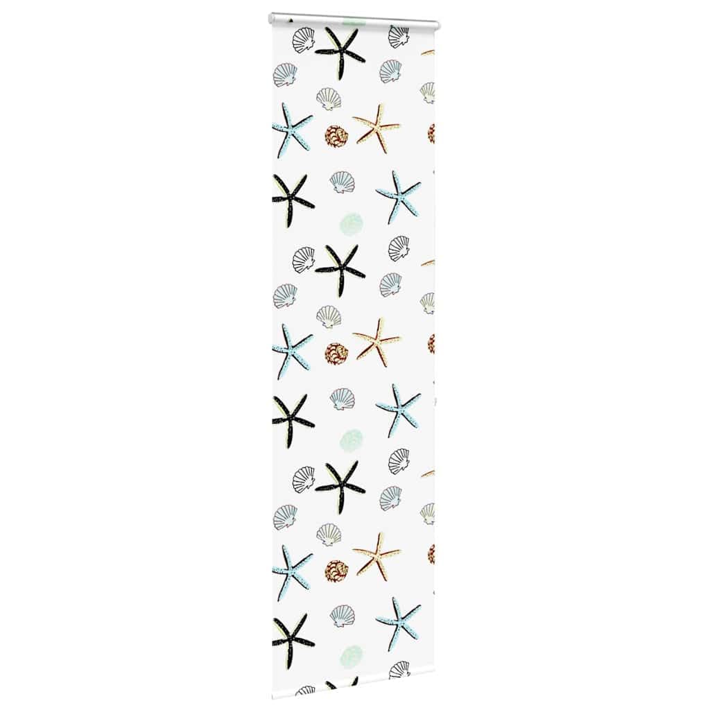Cortina de ducha enrollable con casete de 60 x 240 cm, material PEVA impermeable, ancho de la tela 56 cm, incluye material de fijación, ajustable con conector de cadena, ahorra espacio para